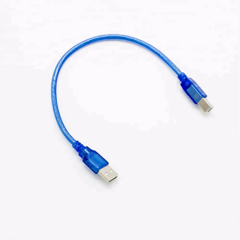 30cm USB 2.0 Printer Cable Type A Male to Type B Male Dual Shielding (Foil+Braided) High Speed