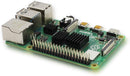 Aluminum Heatsink with Thermal Tape for Raspberry Pi 4 Model B - Black (Set of 3)