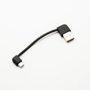 A Male To Micro B Male 6.5" ± 0.5" Short Adapter / Micro B Cable for Mobile