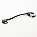 A Male To Micro B Male 6.5" ± 0.5" Short Adapter / Micro B Cable for Mobile