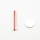 White /Red/Yellow/Green 0.1" 2X20 Double Row Pin Male Header Strip Copper-Plated Colorful With Raspberry Pi