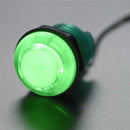 Odseven Arcade Button with LED - 30mm Translucent Green Wholesale