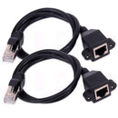 Panel Mount Ethernet Extension Cable