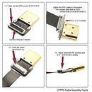 Odseven DIY HDMI Cable Part - Straight Mini HDMI Socket Adapter Wholesale