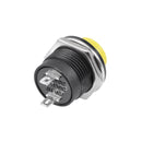 Odseven 16mm Panel Mount Momentary Pushbutton - Yellow Wholesale