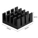 Odseven Aluminum Heat Sink for Raspberry Pi 3 - 14 x 14 x 8mm