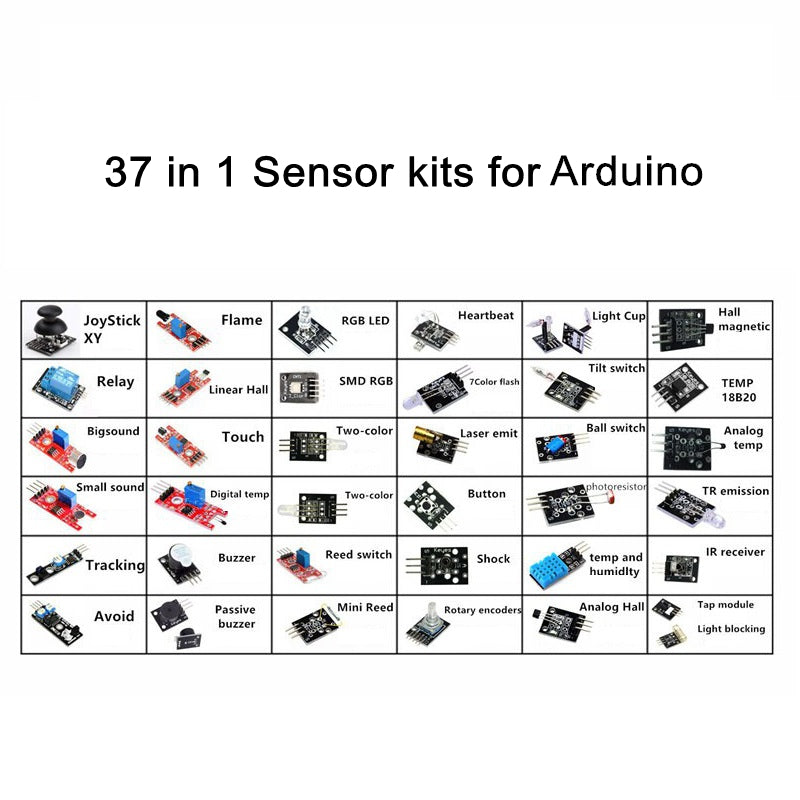 Odseven 37 in 1 Sensors Modules Kits for Arduino Wholesale