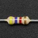 Odseven Wholesale Through-Hole Resistors - 4.7K ohm 5% 1/4W - Pack of 25