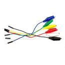Odseven Small Alligator Clip to Male Jumper Wire Bundle - 6 Pieces