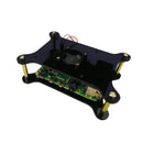 Odseven Bone Shape Acrylic Case with Cooling Fan Mount for Raspberry Pi 4 Model B