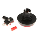 Odseven Large Arcade Button with LED - 60mm Red Wholesale
