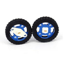 Wholesale Smart Robot 47mm Bule Rubber Wheels for Stepper Motors