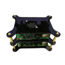 Odseven Bone Shape Acrylic Case with Cooling Fan Mount for Raspberry Pi 4 Model B