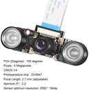 Raspberry Pi 4B Camera Module Night Vision Camera Fisheye 100 FOV