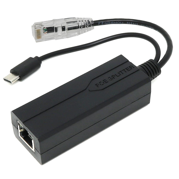 USB-C Gigabit PoE Splitter for Pi4