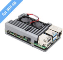 Armor Aluminum Alloy Passive Cooling Case for Raspberry Pi 4B