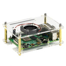 Double-layer Acrylic Case for Raspberry Pi 4 Model B Odseven