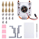 RGB Cooling Fan with Raspberry Pi Heatsink for Raspberry Pi 4B 3B+ 3B