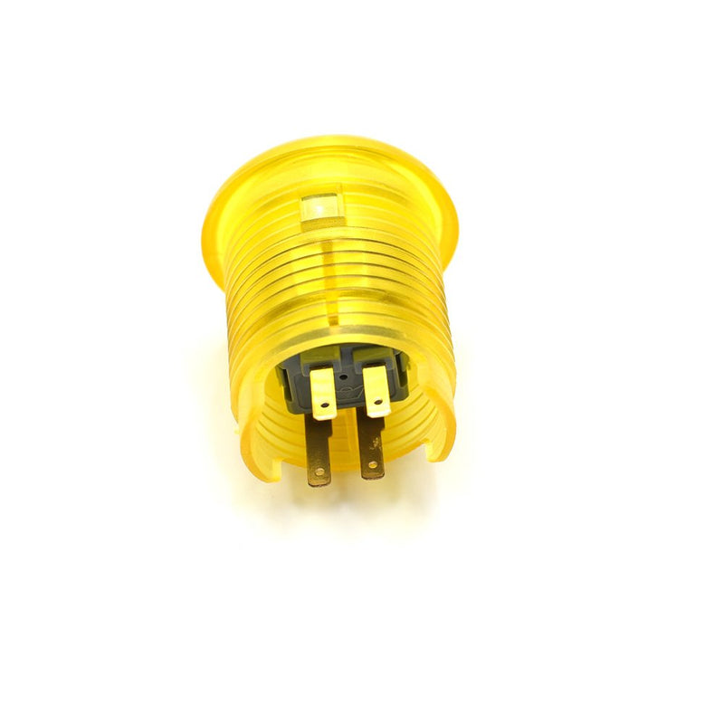 Odseven Arcade Button with LED - 30mm Translucent Yellow Wholesale
