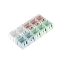 Odseven Tiny Modular Snap Boxes - SMD Component Storage - 10 Pack - White