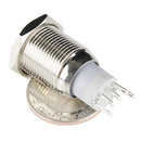 Rugged Metal On/Off Switch with Green LED Ring - 16mm Green On&Off Wholesale