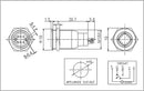 Rugged Metal On/Off Switch with White LED Ring - 16mm White On &Off Wholesale