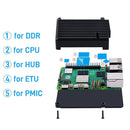 Aluminum Heatsink Case for Raspberry Pi 5