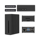 Heavy-Duty Aluminum Passive Cooling Case for Raspberry Pi 5