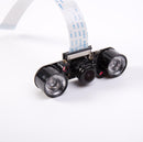 Odseven Raspberry Pi 3 Model B+ Camera Kit 5MP Focal Adjustable Night Fisheye Vision Camera