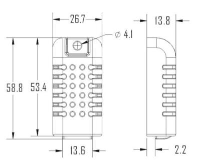 AM2301 1-Wire High Accuracy Digital Detector Temperature Humidity Sensor Module