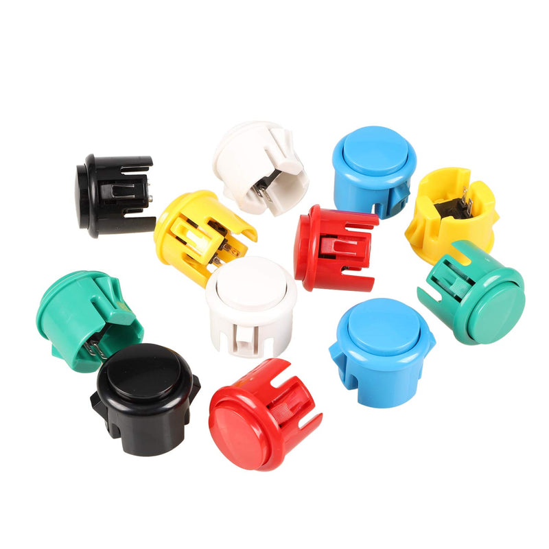 DIY Arcade Fighting Game Kits-12 X 30mm Switch Push Button Wholesale