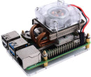 Low-Profile CPU Cooler with RGB Cooling Fan for Raspberry Pi 4