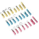 150pcs Heat Shrink Wire Connectors Electrical Terminals Kit Waterproof Ring Set