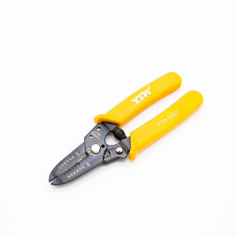 YTH-5023 20-30 AWG Nonslip Rubber Handle Electric Wire Stripper Cutter