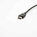Slim Profile Black HDMI Cable HDMI to HDMI Cable HDMI - 1.82m/6ft Long