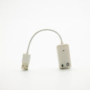 USB Audio Adapter USB to Jack  Earphone USB Sound Card Virtual External With Raspberry Pi