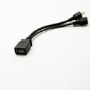 USB Cable A Female to Mini B Male and Micro Female Jack Adapter With ODSEVEN Raspberry Pi
