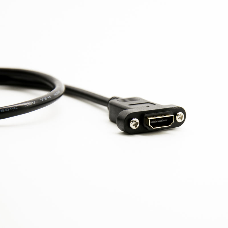 Panel mount HDMI Cable - 40 cm