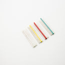 White /Red/Yellow/Green 0.1" 2X20 Double Row Pin Male Header Strip Copper-Plated Colorful With Raspberry Pi