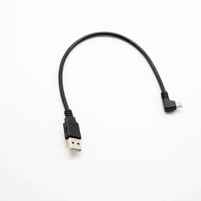 Raspberry Pi Right Angle USB Cable A to Micro B USB Cable