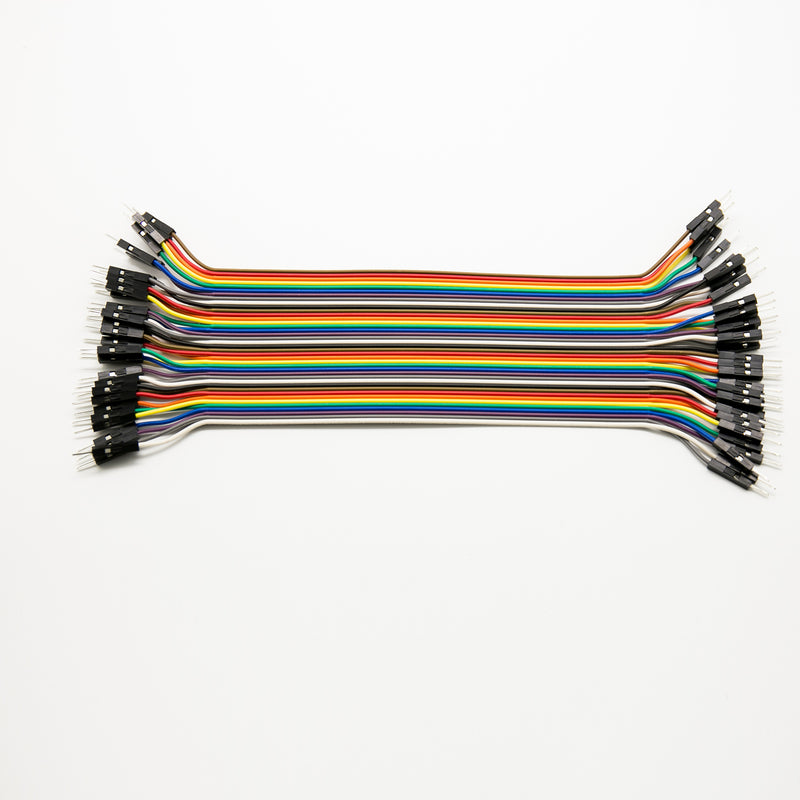 Odseven Premium Male/Male Jumper Wires - 40 x 6" (150mm)