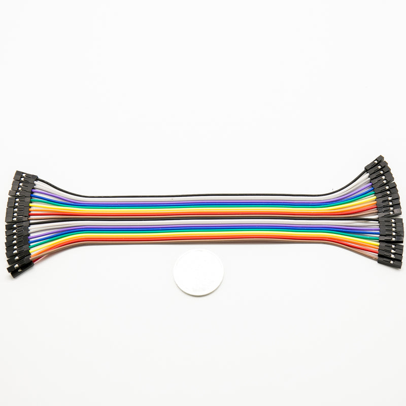 Odseven Premium Female/Female Jumper Wires - 20 x 6" (150mm)