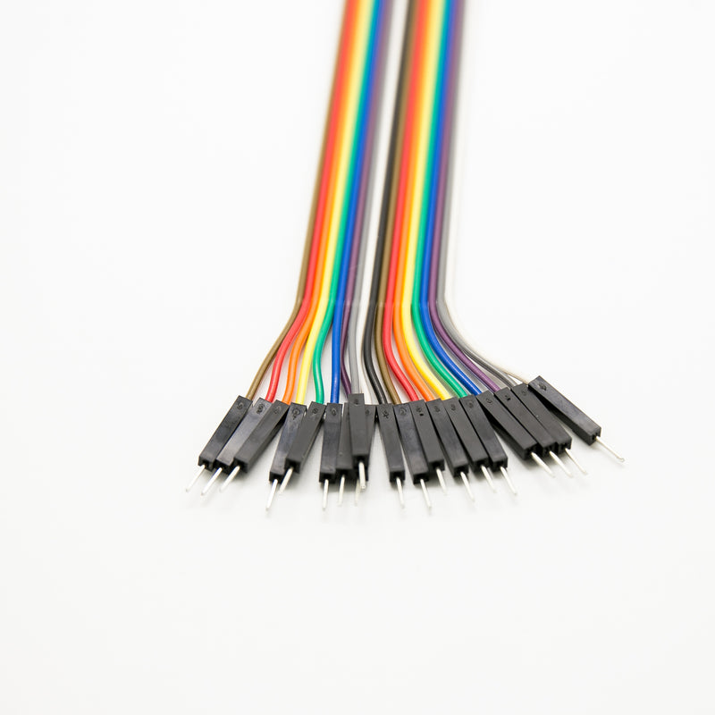 Odseven Premium Male/Male Jumper Wires - 20 x 6" (150mm)