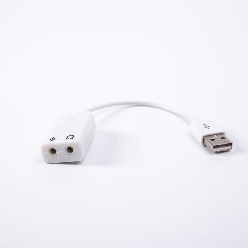 USB Audio Adapter USB to Jack  Earphone USB Sound Card Virtual External With Raspberry Pi