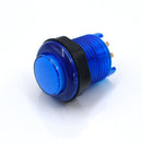 Odseven Arcade Button with LED - 30mm Translucent Blue Wholesale