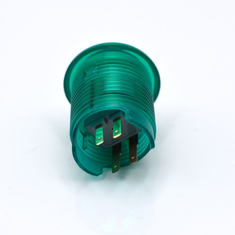 Odseven Arcade Button with LED - 30mm Translucent Green Wholesale