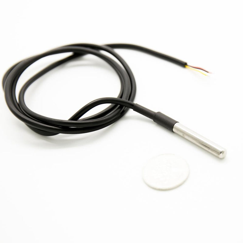 Odseven Waterproof DS18B20 Digital Temperature Thermal Probe Sensor For Rassberry Pi