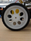 Thin White Wheel for TT DC Gearbox Motors - 65mm Diameter Wholesale