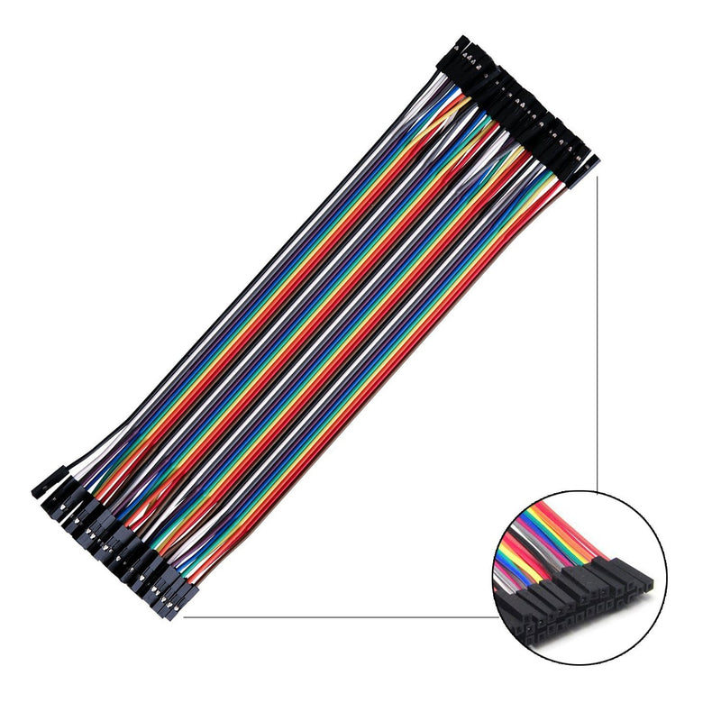 Odseven Premium Female/Female Raw Custom Jumper Wires - 40 x 6 (150mm)