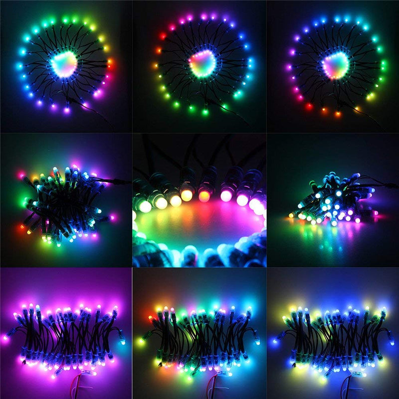 Odseven Diffused Thin Digital RGB LED Pixels (Strand of 25) - WS2801